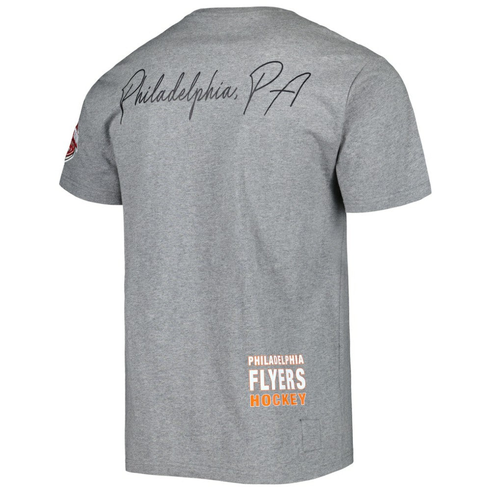 Philadelphia Flyers Mitchell & Ness City Collection T-Shirt - Heather Gray - NHL 5294003