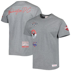 Washington Capitals Mitchell & Ness City Collection T-Shirt - Heather Gray - NHL 5294010