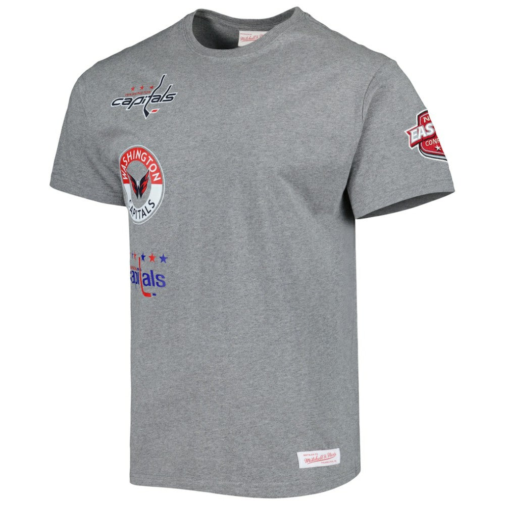 Washington Capitals Mitchell & Ness City Collection T-Shirt - Heather Gray - NHL 5294010