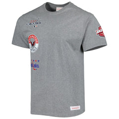 Washington Capitals Mitchell & Ness City Collection T-Shirt - Heather Gray - NHL 5294010