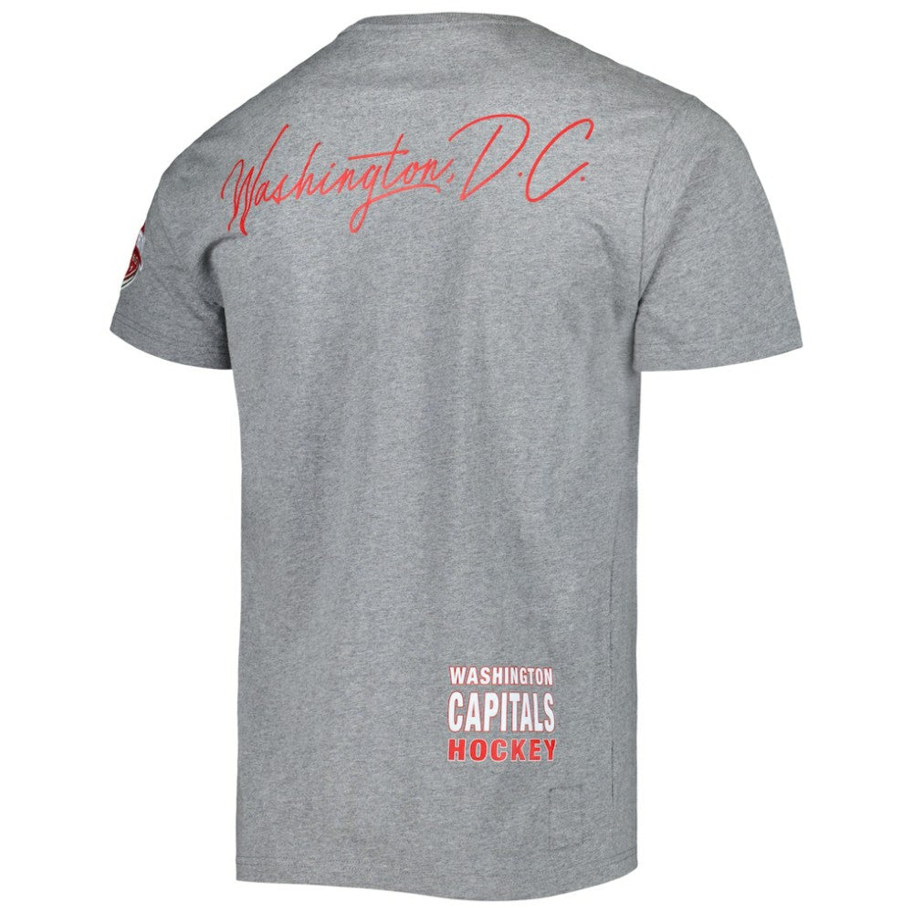Washington Capitals Mitchell & Ness City Collection T-Shirt - Heather Gray - NHL 5294010