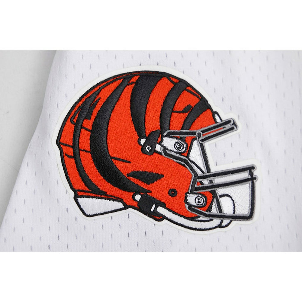 Joe Burrow Cincinnati Bengals Pro Standard Mesh Baseball Button-Up T-Shirt White