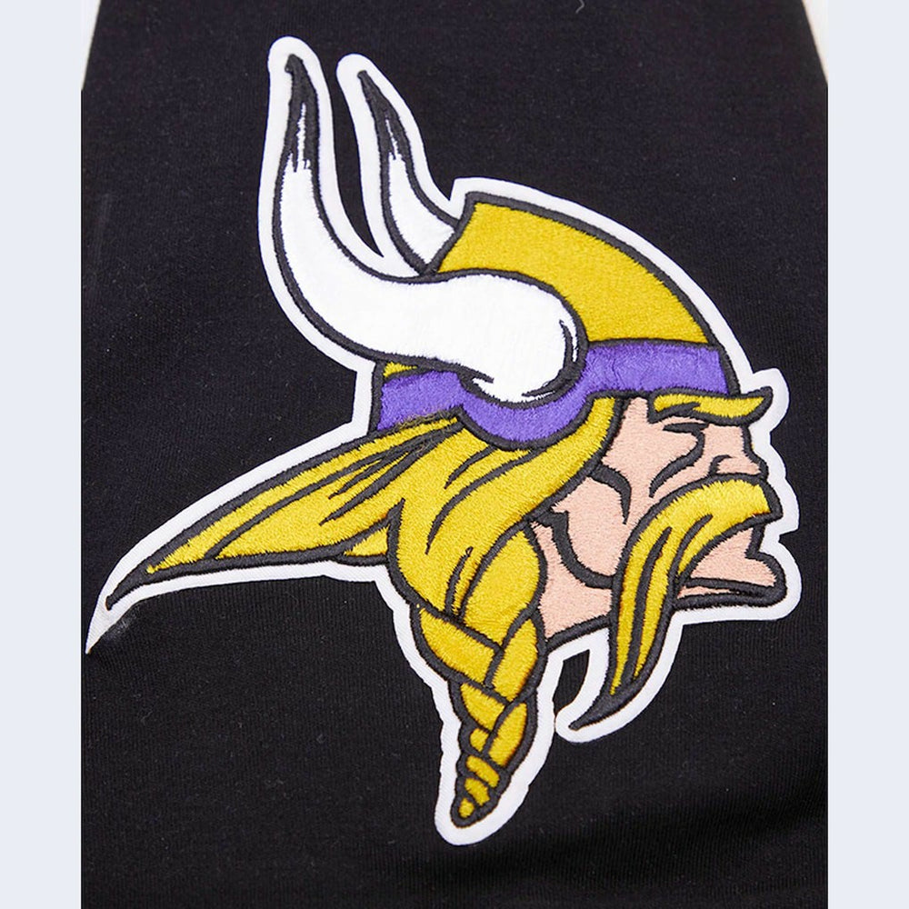 Justin Jefferson Minnesota Vikings Pro Standard Player Name & Number Hoodie T-Shirt Black