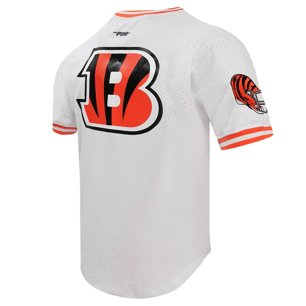 Joe Burrow Cincinnati Bengals Pro Standard Player Name & Number Mesh T-Shirt White