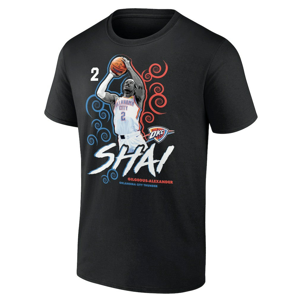 Shai Gilgeous-Alexander Oklahoma City Thunder Competitor T-Shirt Black