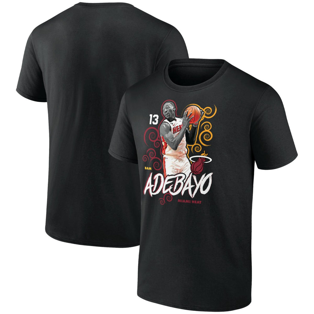 Bam Adebayo Miami Heat Competitor T-Shirt Black