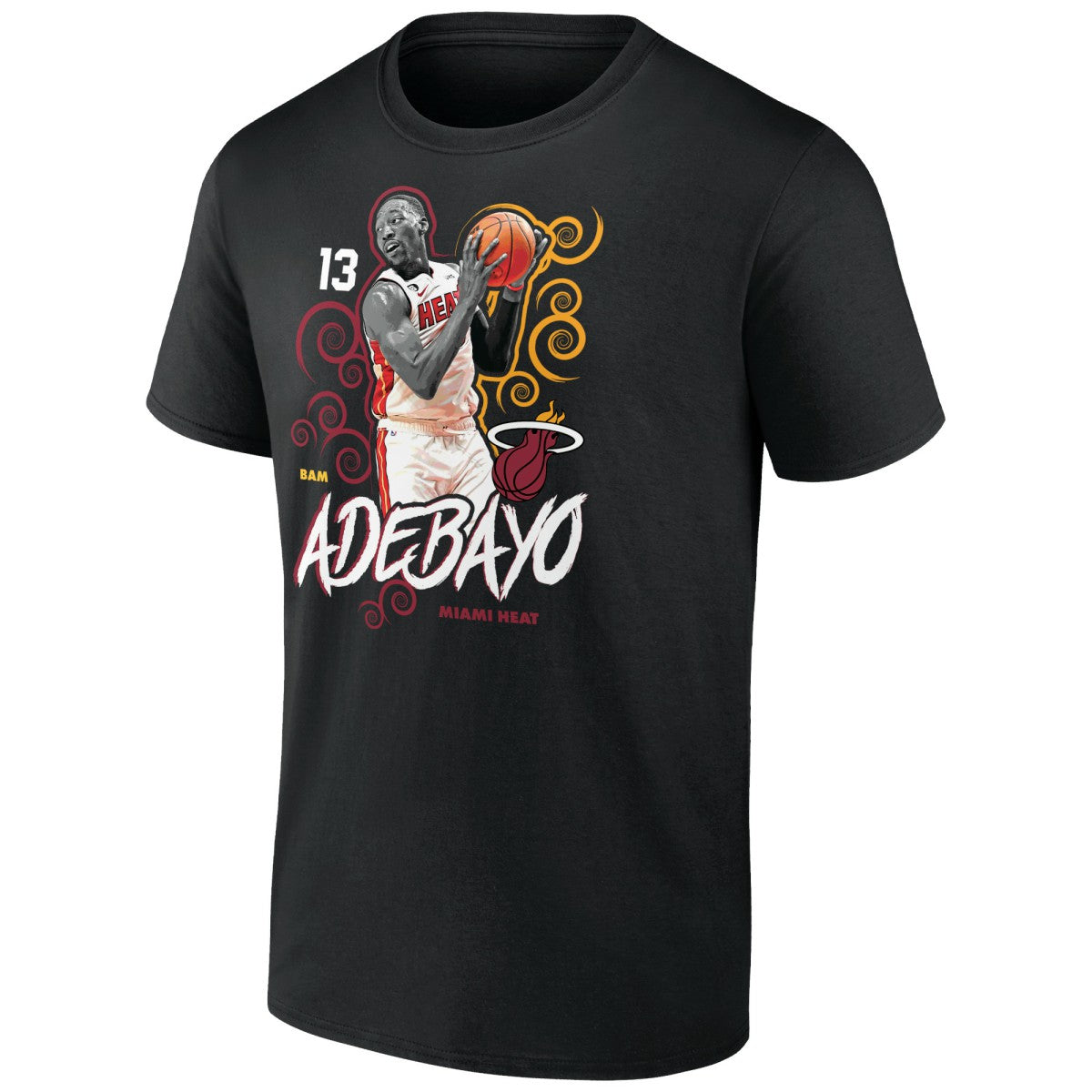 Bam Adebayo Miami Heat Competitor T-Shirt Black