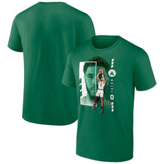 Jayson Tatum Boston Celtics Jump Pass T-Shirt Green