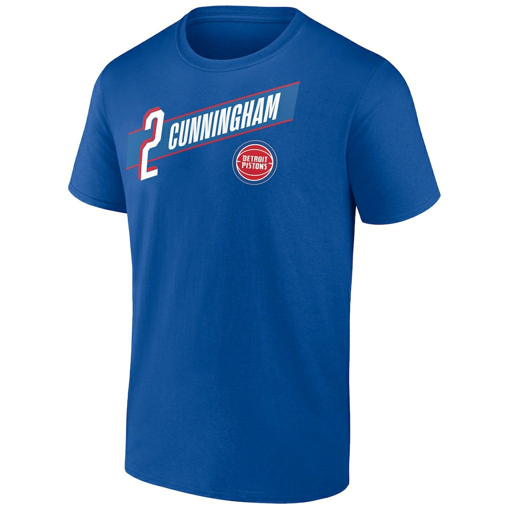 Cade Cunningham Detroit Pistons Full-Court Press Name & Number T-Shirt Royal