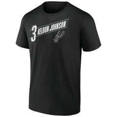Keldon Johnson San Antonio Spurs Full-Court Press Name & Number T-Shirt Black