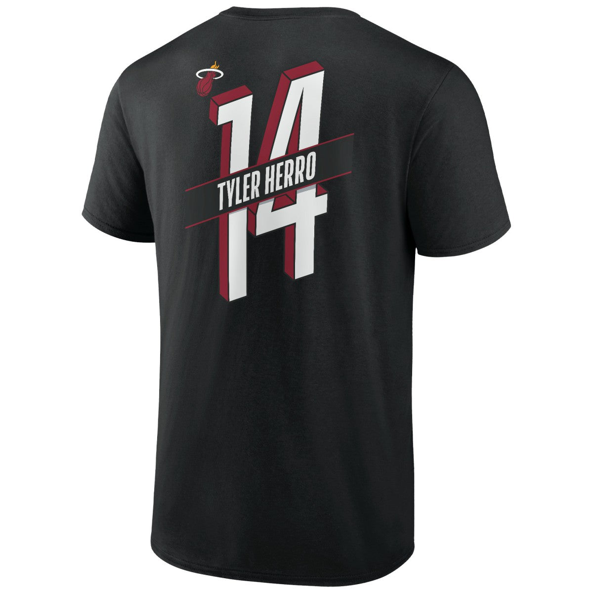 Tyler Herro Miami Heat Full-Court Press Name & Number T-Shirt Black
