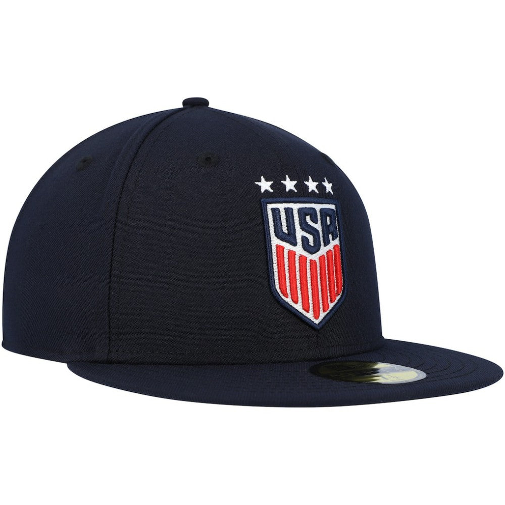 USWNT New Era Team Basic 59FIFTY Fitted Hat Navy - New Era Discount