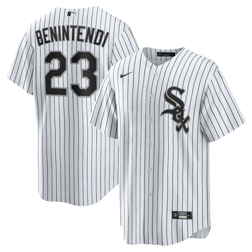 Andrew Benintendi Chicago White Sox Nike Home Official Player Jersey - White/Black - Nike Discount