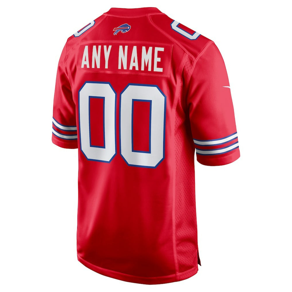 Nike Buffalo Bills Alternate Custom Game Jersey Red