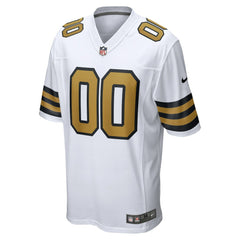 Nike New Orleans Saints Alternate Custom Game Jersey White
