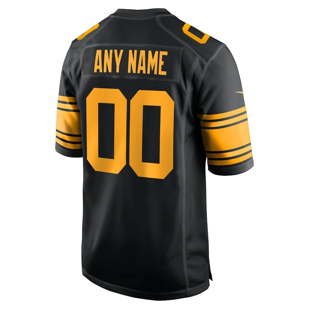 Nike Pittsburgh Steelers Alternate Custom Game Jersey Black