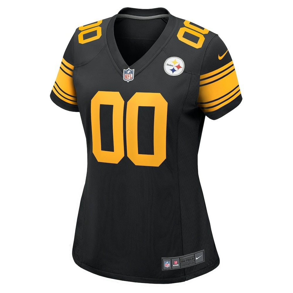Nike Pittsburgh Steelers Women's Alternate Custom Game Jersey Black