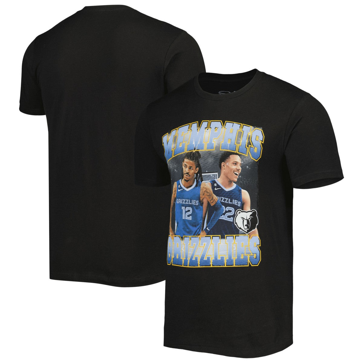 Ja Morant & Desmond Bane Memphis Grizzlies Stadium Essentials Unisex Player Duo T-Shirt Black