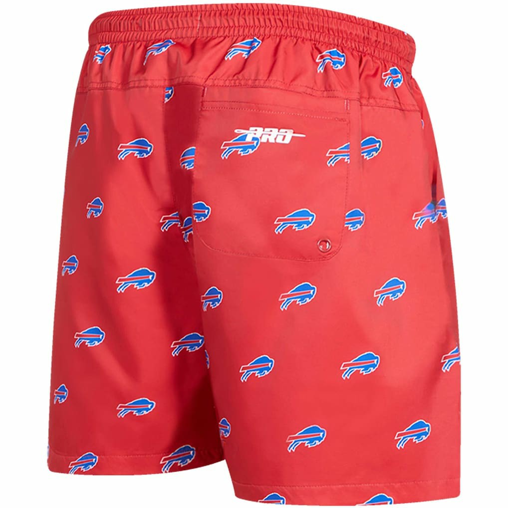 Buffalo Bills Pro Standard Allover Print Mini Logo Shorts Red