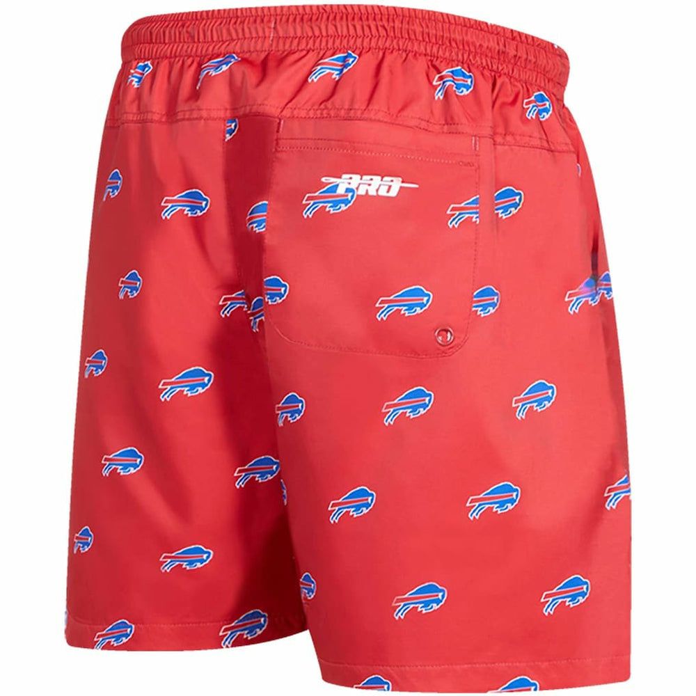 Buffalo Bills Pro Standard Allover Print Mini Logo Shorts Red