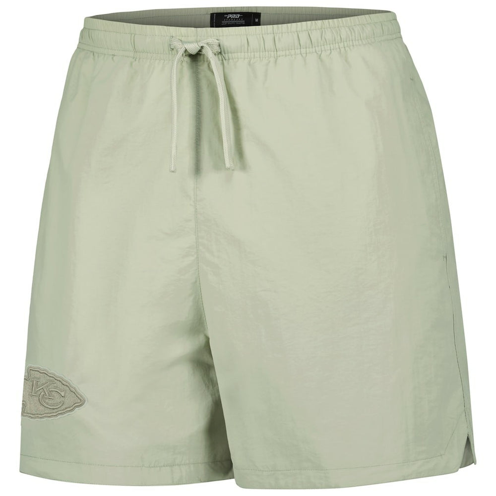 Kansas City Chiefs Pro Standard Neutrals 2.0 Woven Shorts Light Green