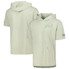 Buffalo Bills Pro Standard Neutrals Short Sleeve Pullover Hoodie Light Green