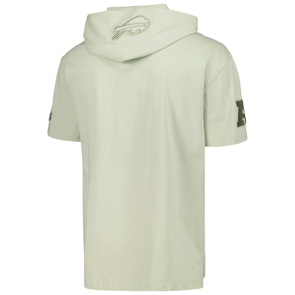 Buffalo Bills Pro Standard Neutrals Short Sleeve Pullover Hoodie Light Green