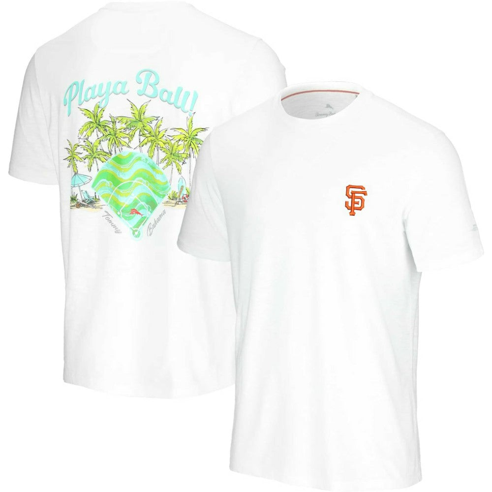 San Francisco Giants Tommy Bahama Playa Ball T-Shirt - White - MLB Online