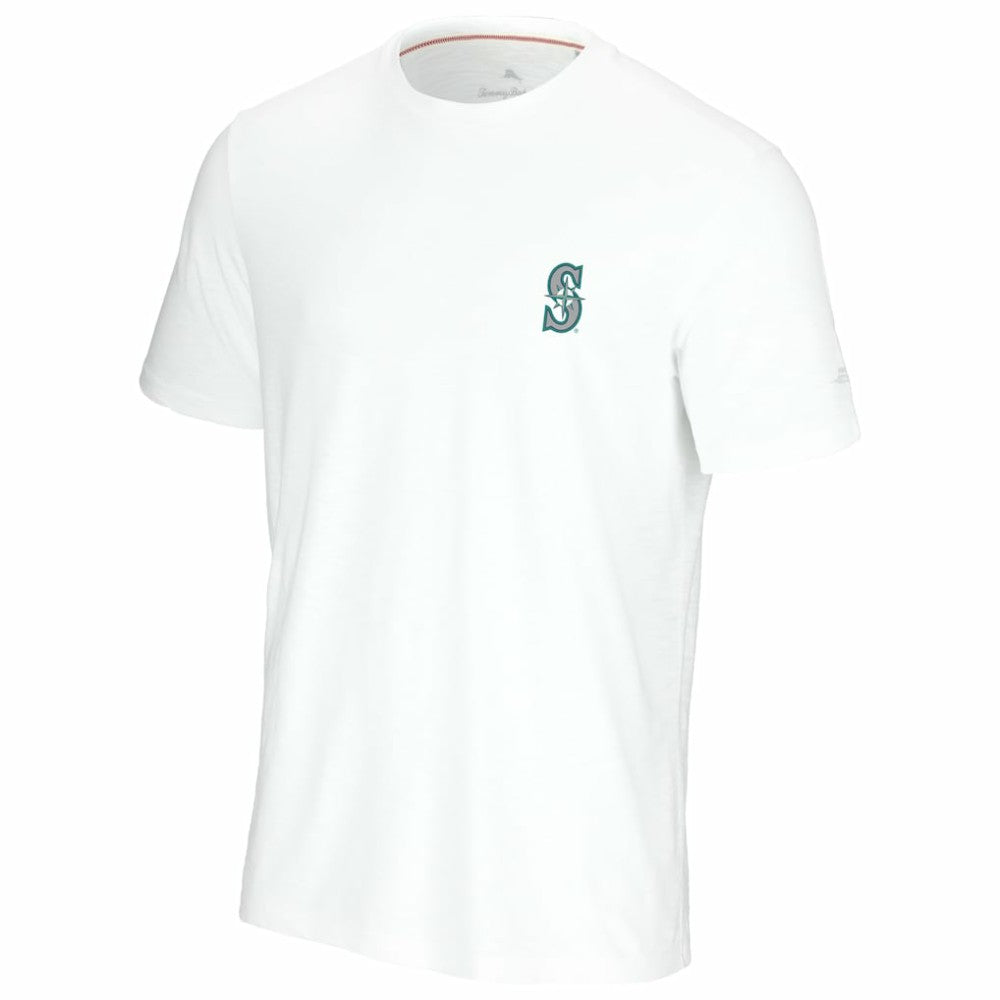Seattle Mariners Tommy Bahama Playa Ball T-Shirt - White - MLB on Sale