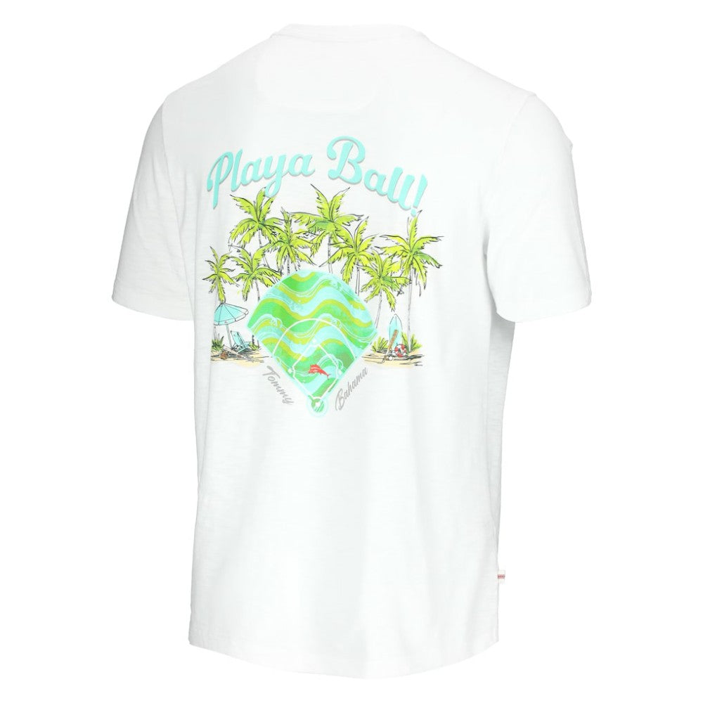Seattle Mariners Tommy Bahama Playa Ball T-Shirt - White - MLB on Sale