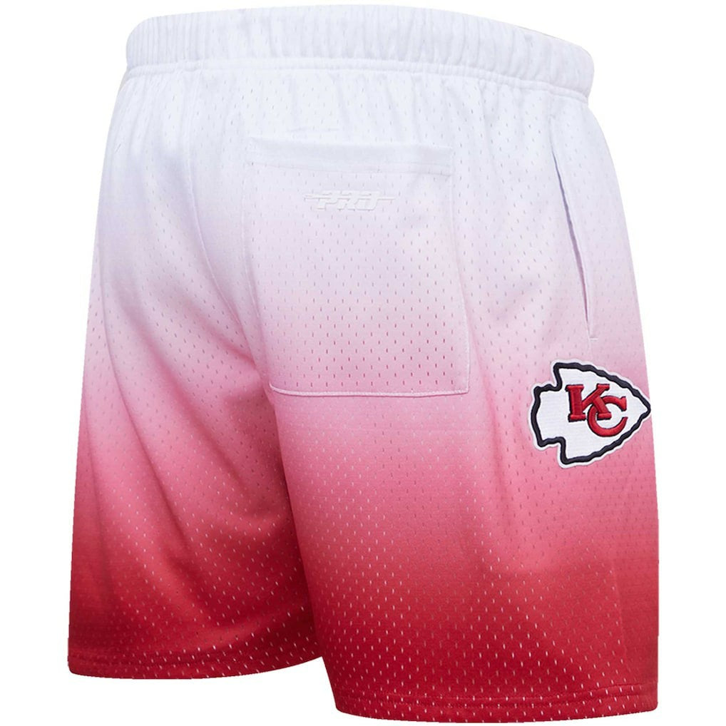 Kansas City Chiefs Pro Standard Ombre Mesh Shorts Red/White