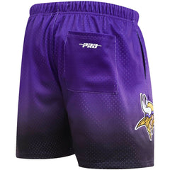 Minnesota Vikings Pro Standard Ombre Mesh Shorts Black/Purple