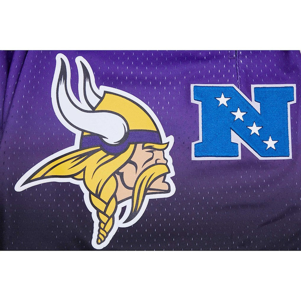 Minnesota Vikings Pro Standard Ombre Mesh Shorts Black/Purple