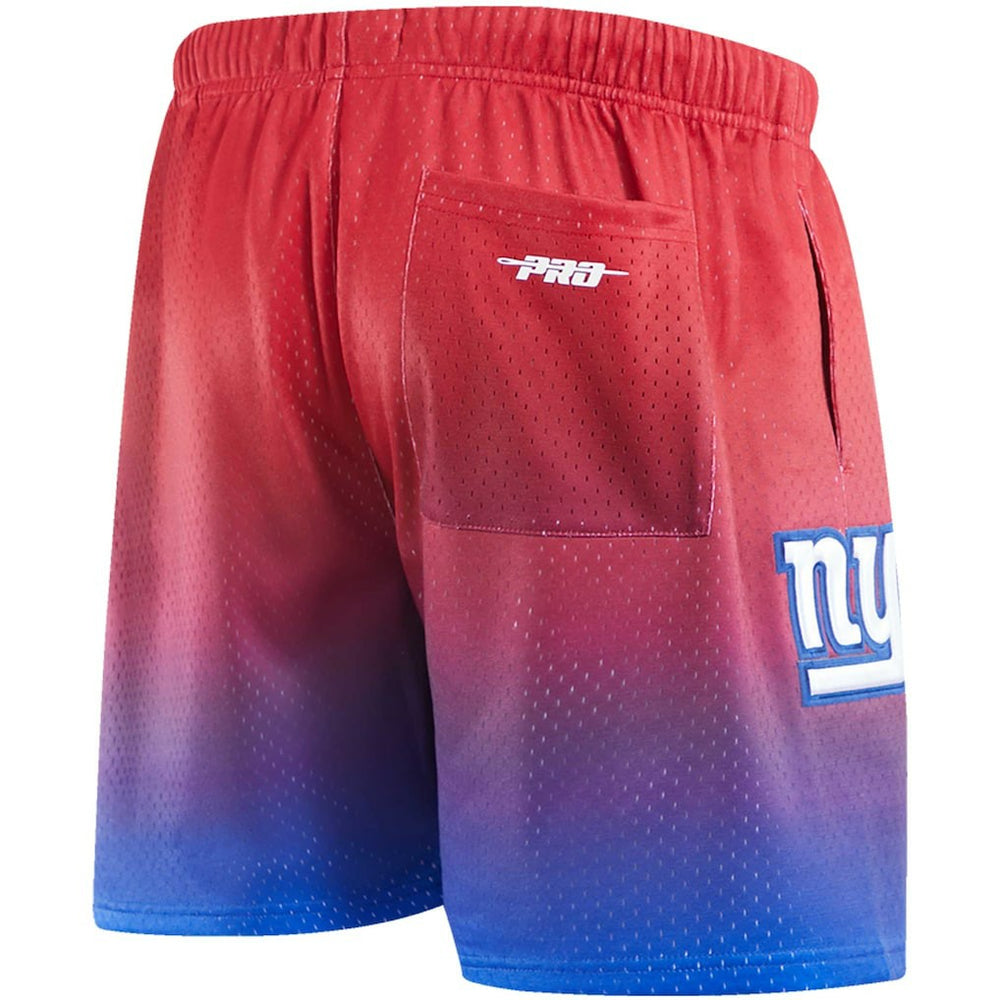 New York Giants Pro Standard Ombre Mesh Shorts Royal/Red