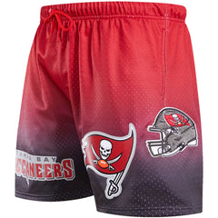 Tampa Bay Buccaneers Pro Standard Ombre Mesh Shorts Black/Red