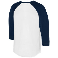 Houston Astros Tiny Turnip Women's Heart Banner 3/4-Sleeve Raglan T-Shirt - White/Navy - MLB Discount