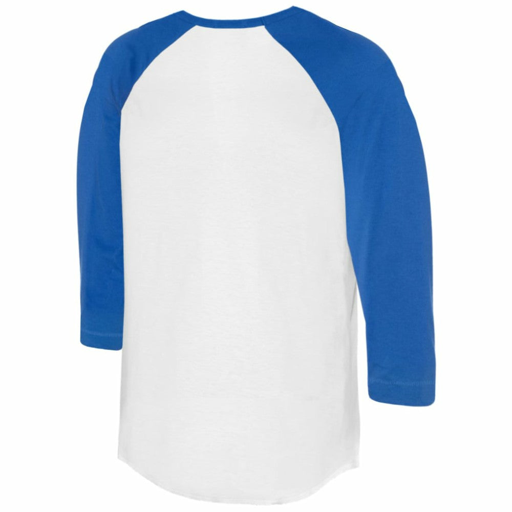 Chicago Cubs Tiny Turnip Women's Hot Bats 3/4-Sleeve Raglan T-Shirt - White/Royal - MLB on Sale