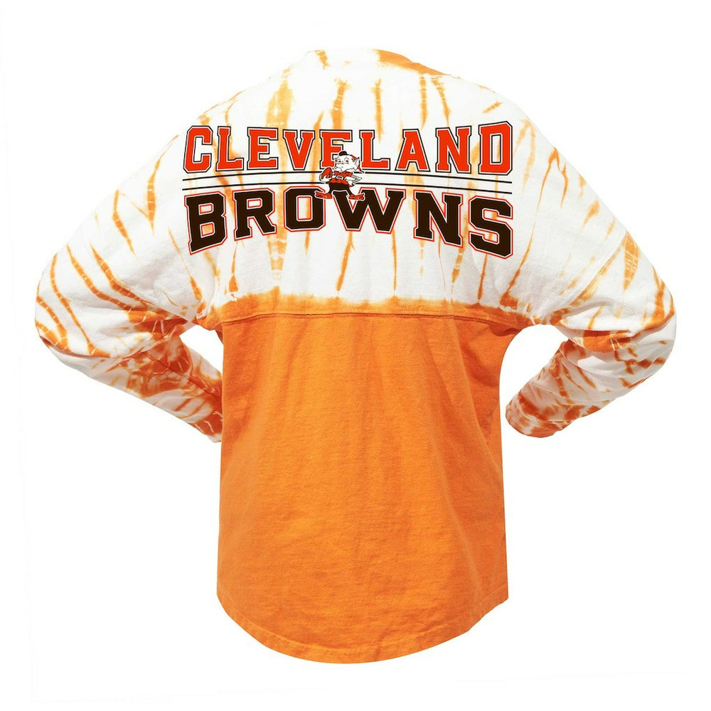 Fanatics Cleveland Browns Women's Vintage Bamboo Spirit Jersey Long Sleeve T-Shirt Orange