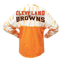 Fanatics Cleveland Browns Women's Vintage Bamboo Spirit Jersey Long Sleeve T-Shirt Orange