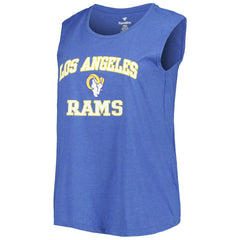 Fanatics Los Angeles Rams Women's Plus Size Tank Top Royal