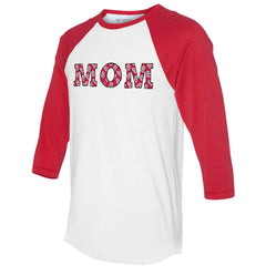 St. Louis Cardinals Tiny Turnip Women's Logo Mom 3/4-Sleeve Raglan T-Shirt - White/Red - MLB on Sale