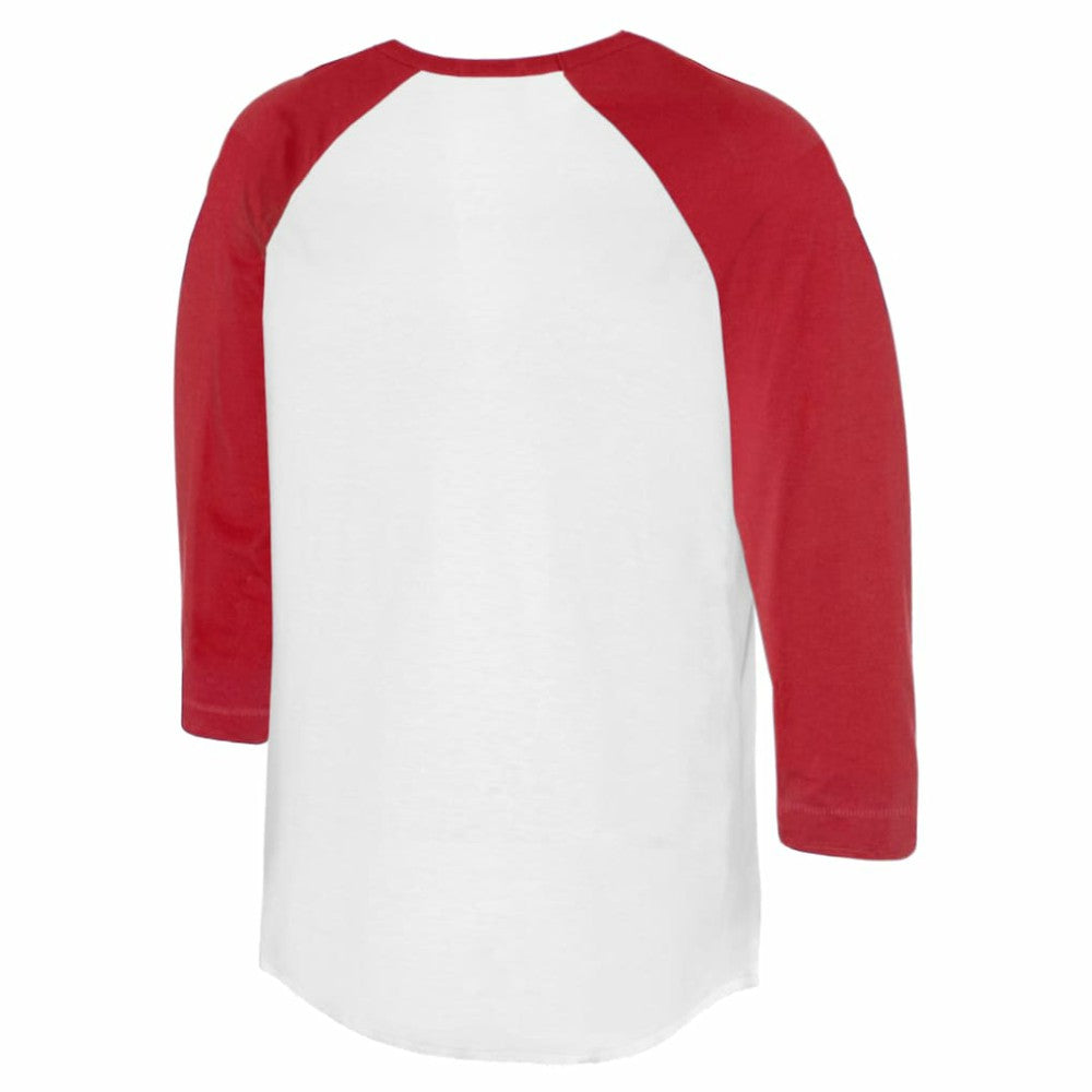 Philadelphia Phillies Tiny Turnip Women's Slugger 3/4-Sleeve Raglan T-Shirt - White/Red - MLB Online