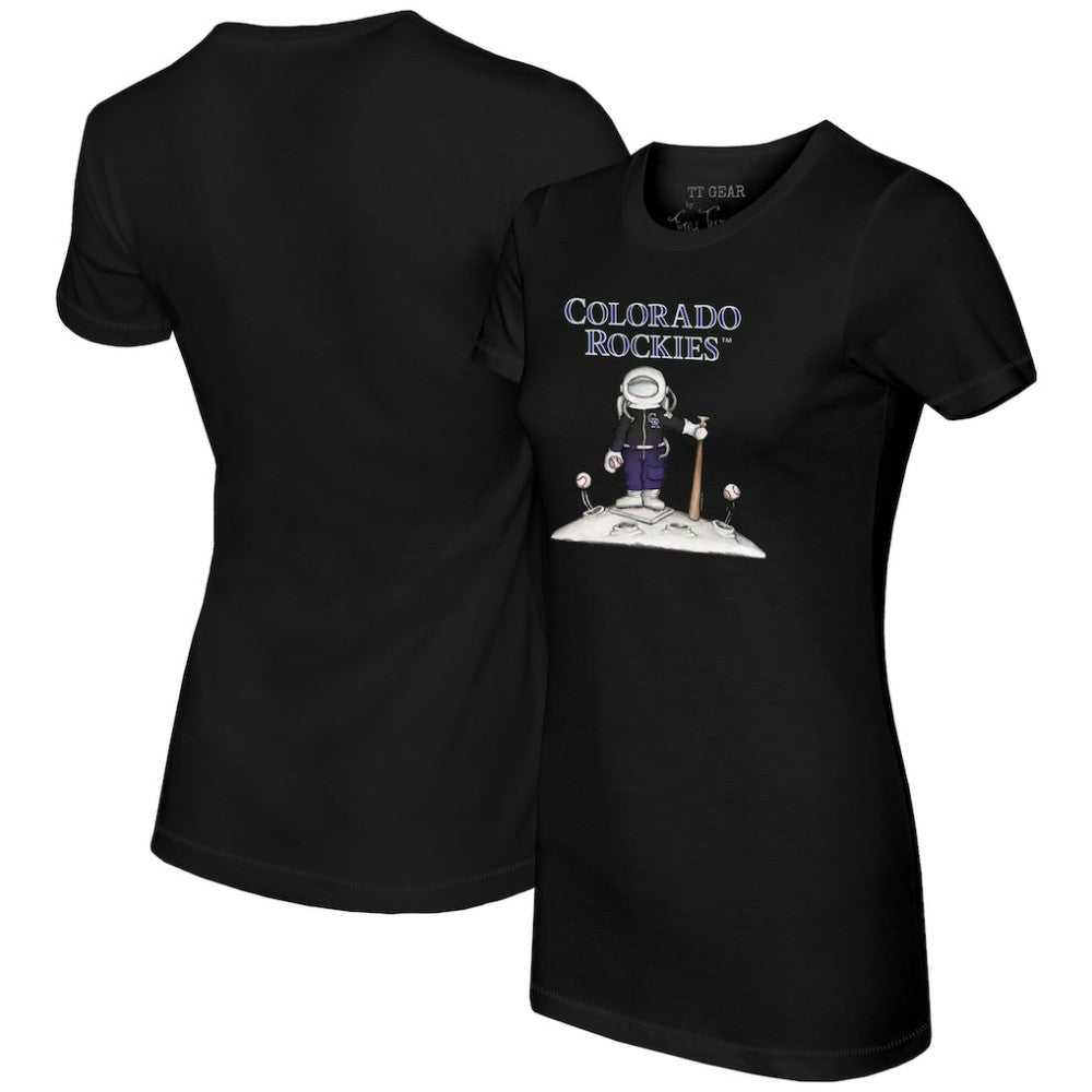 Colorado Rockies Tiny Turnip Women's Astronaut T-Shirt - Black - MLB Online
