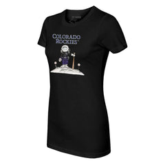 Colorado Rockies Tiny Turnip Women's Astronaut T-Shirt - Black - MLB Online