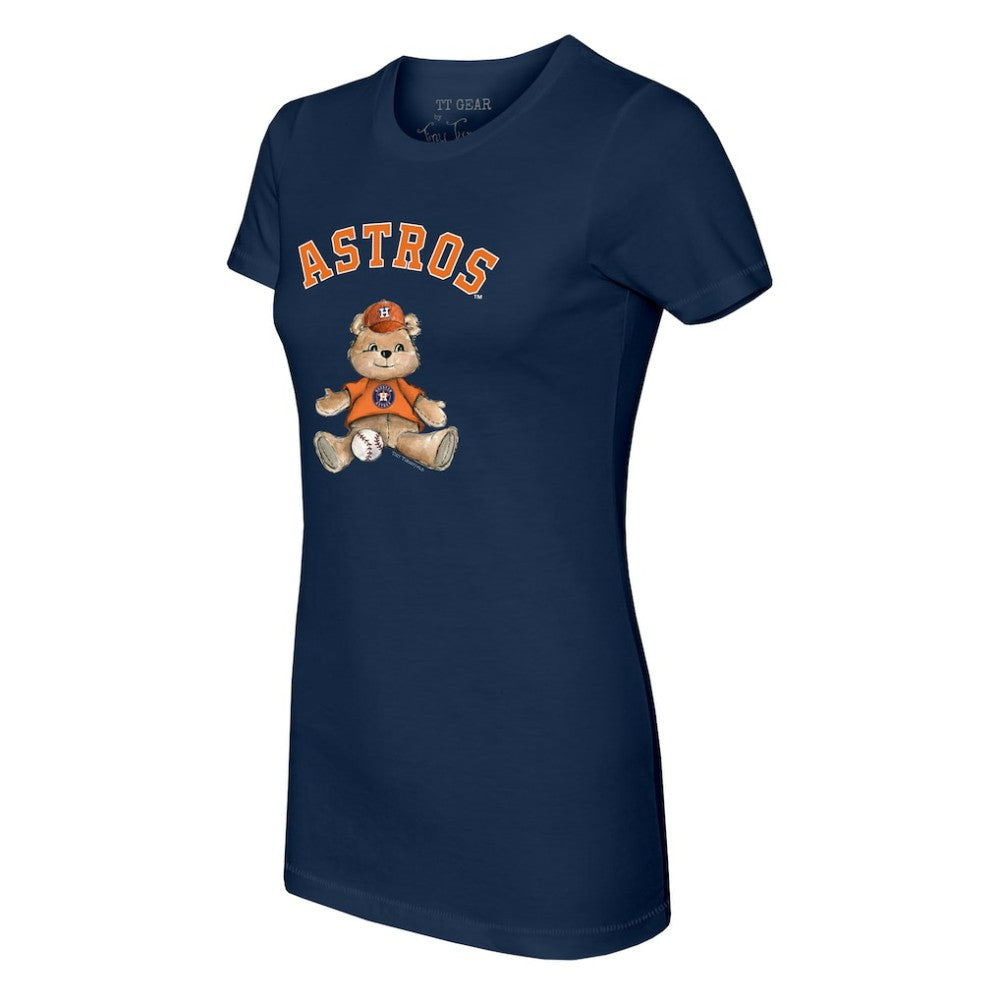 Houston Astros Tiny Turnip Women's Teddy Boy T-Shirt - Navy - MLB Discount