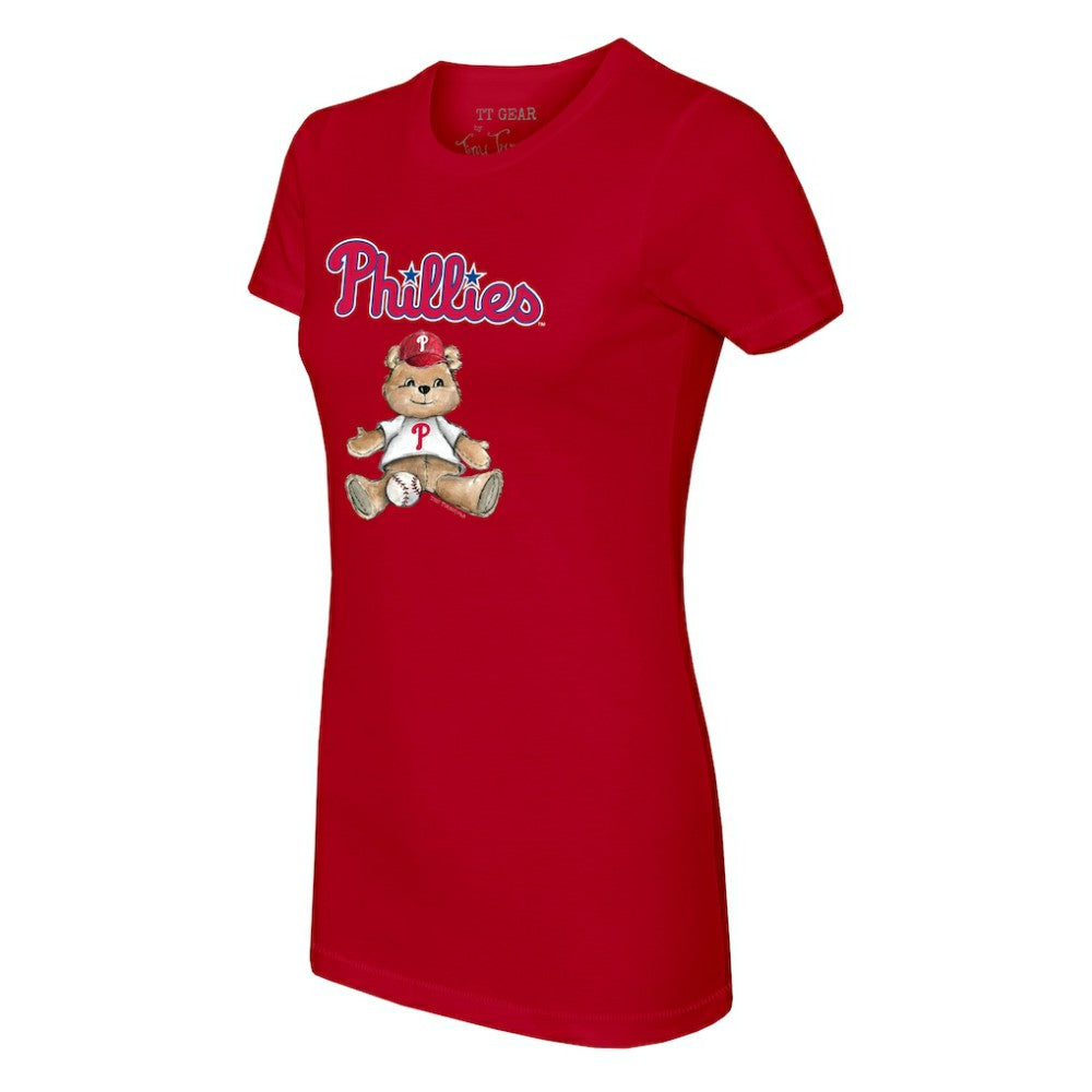 Philadelphia Phillies Tiny Turnip Women's Teddy Boy T-Shirt - Red - MLB Online