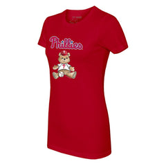 Philadelphia Phillies Tiny Turnip Women's Teddy Boy T-Shirt - Red - MLB Online