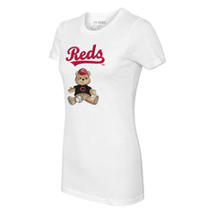 Cincinnati Reds Tiny Turnip Women's Teddy Boy T-Shirt - White - MLB Discount