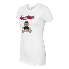 Cleveland Guardians Tiny Turnip Women's Teddy Boy T-Shirt - White - MLB Online
