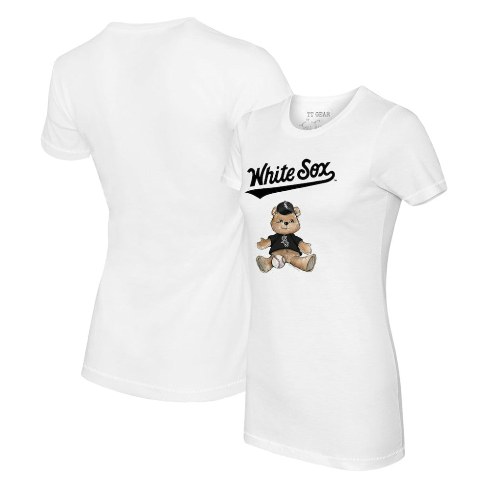 Chicago White Sox Tiny Turnip Women's Teddy Boy T-Shirt - White - MLB Lifestyle